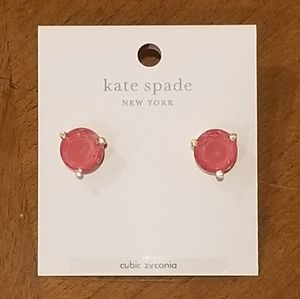 Kate Spade Coral Studs NWT